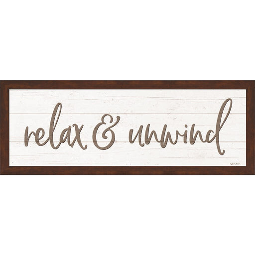 Relax & Unwind by Susie Boyer, Framed Art
