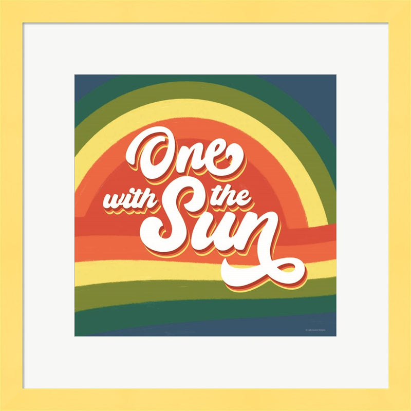 One with the Sun by Lady Louise Designs, Framed Art