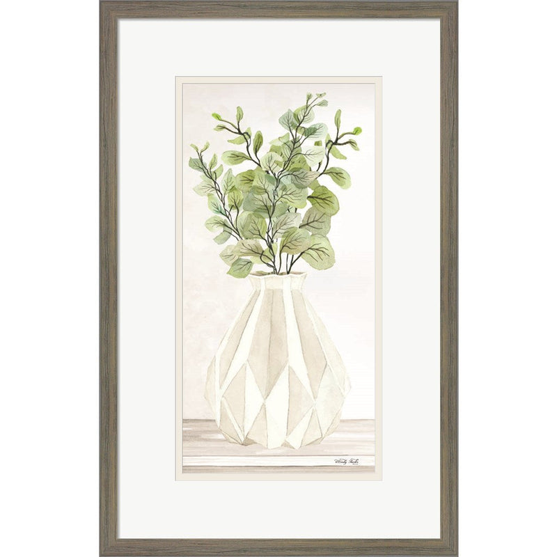 Geometric Vase I by Cindy Jacobs, Framed Art