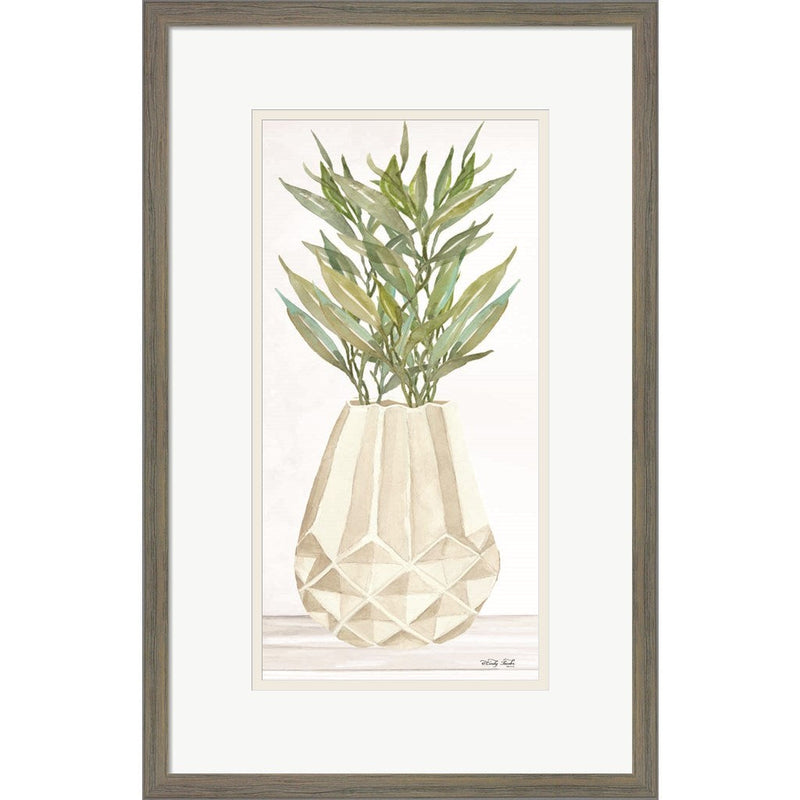 Geometric Vase II by Cindy Jacobs, Framed Art