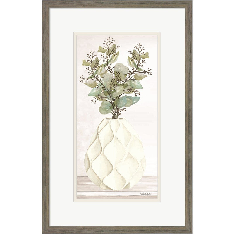 Geometric Vase III by Cindy Jacobs, Framed Art