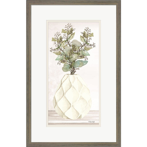 Geometric Vase III by Cindy Jacobs, Framed Art