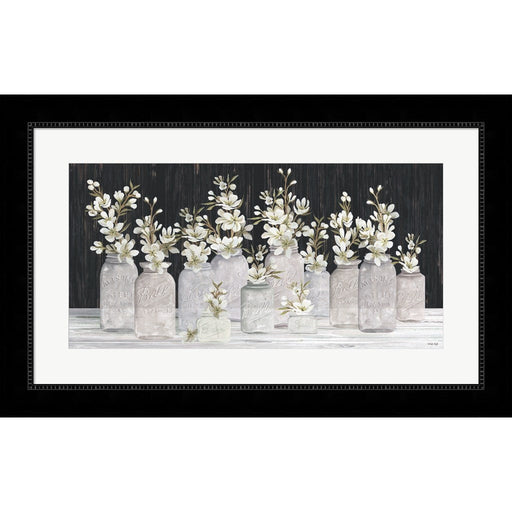 Spring Blooms in a Row by Cindy Jacobs, Framed Art