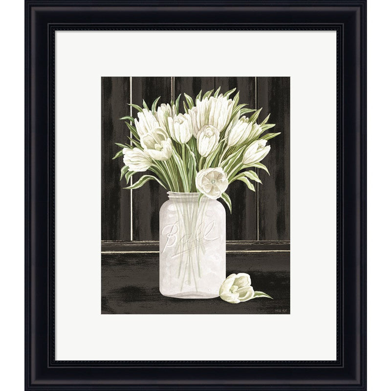 Tulips in a Jar by Cindy Jacobs, Framed Art