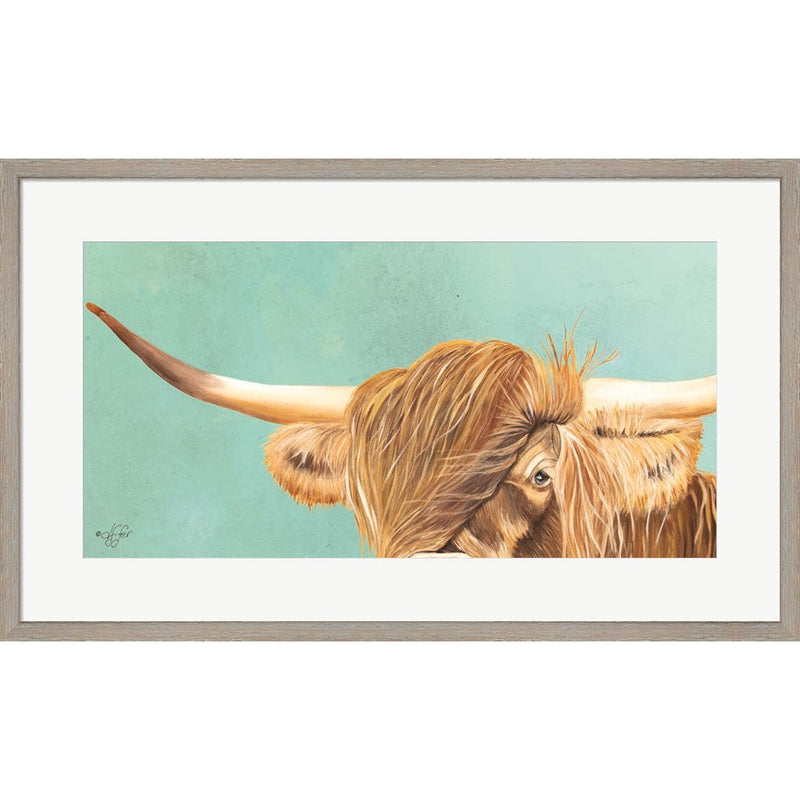 On Point Highland by Diane Fifer, Framed Art