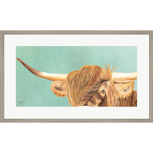 On Point Highland by Diane Fifer, Framed Art