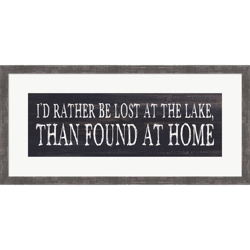 Lost at the Lake by Dogwood Portfolio, Framed Art