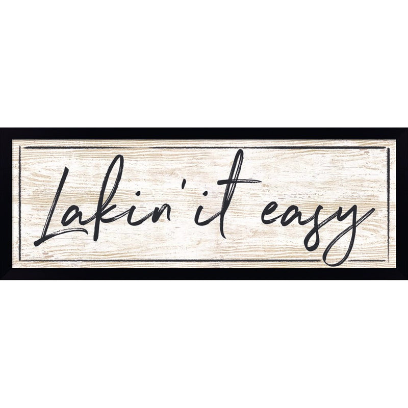 Lakin' It Easy by Dogwood Portfolio, Framed Art