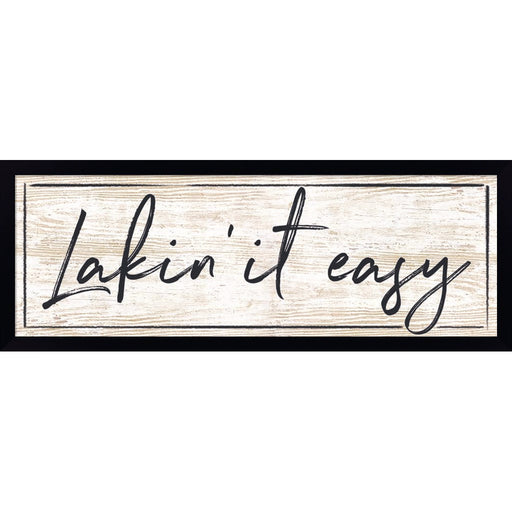 Lakin' It Easy by Dogwood Portfolio, Framed Art