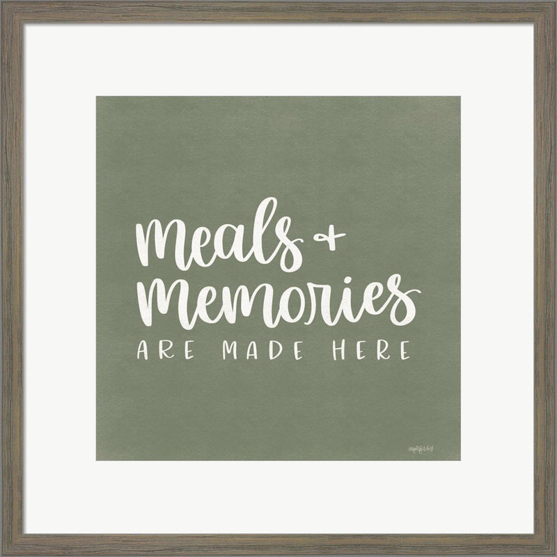 Meals & Memories by Imperfect Dust, Framed Art