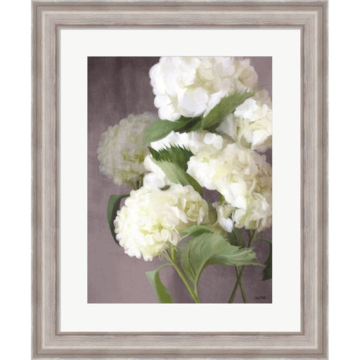 Snow Hydrangeas by House Fenway, Framed Art