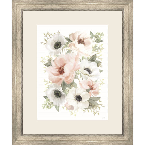 Peony Floral Block by House Fenway, Framed Art
