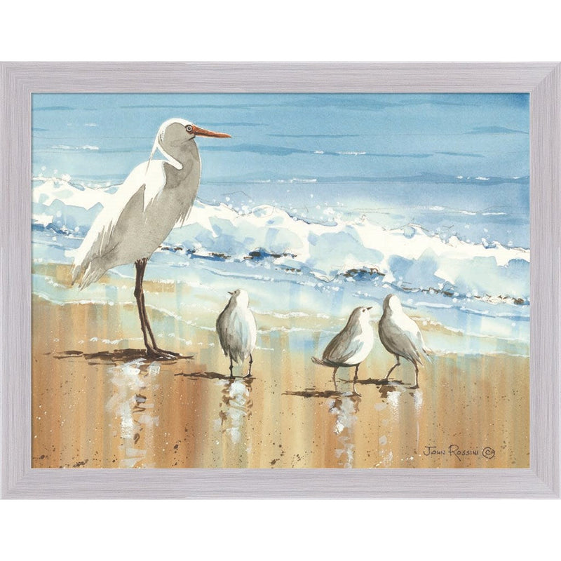 His Entourage by John Rossini, Framed Art