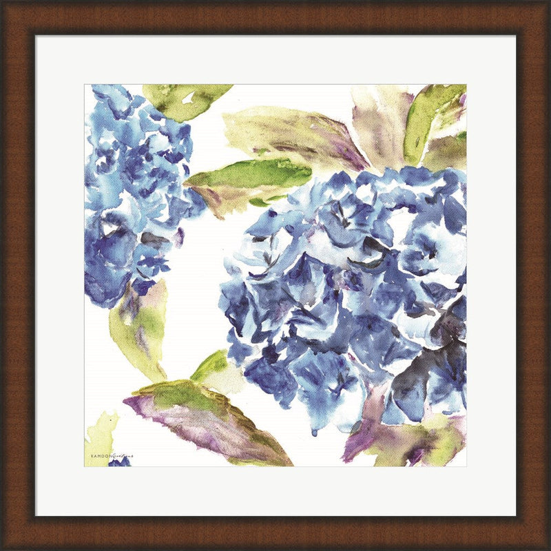 Hydrangea by Kamdon Kreations, Framed Art