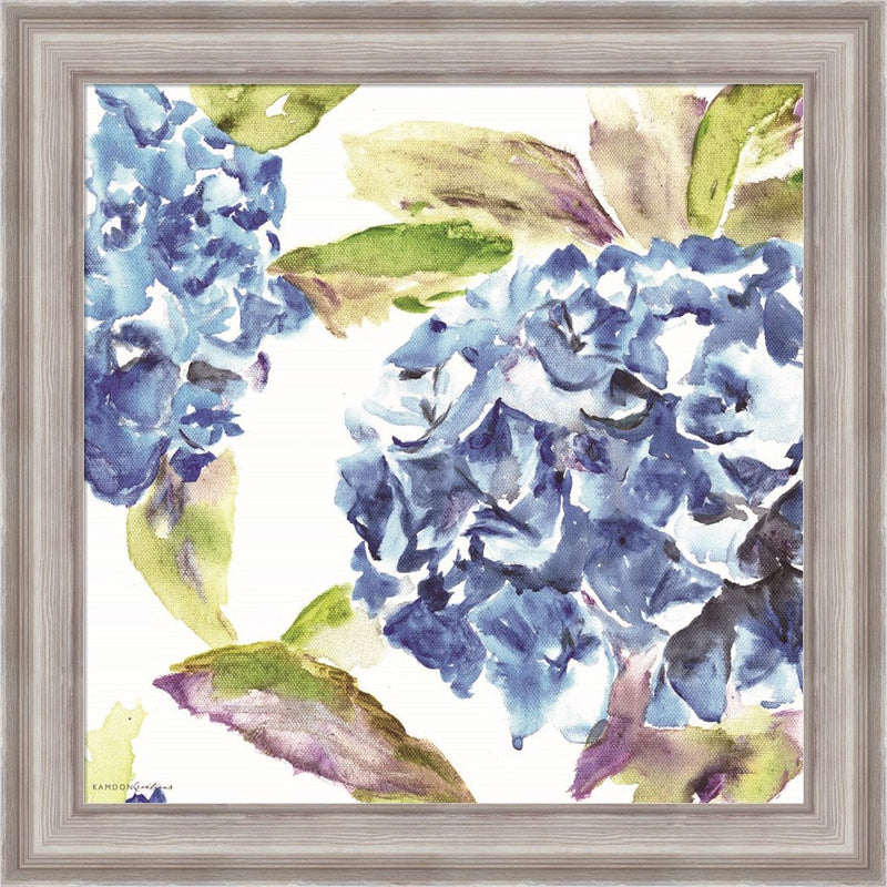 Hydrangea by Kamdon Kreations, Framed Art