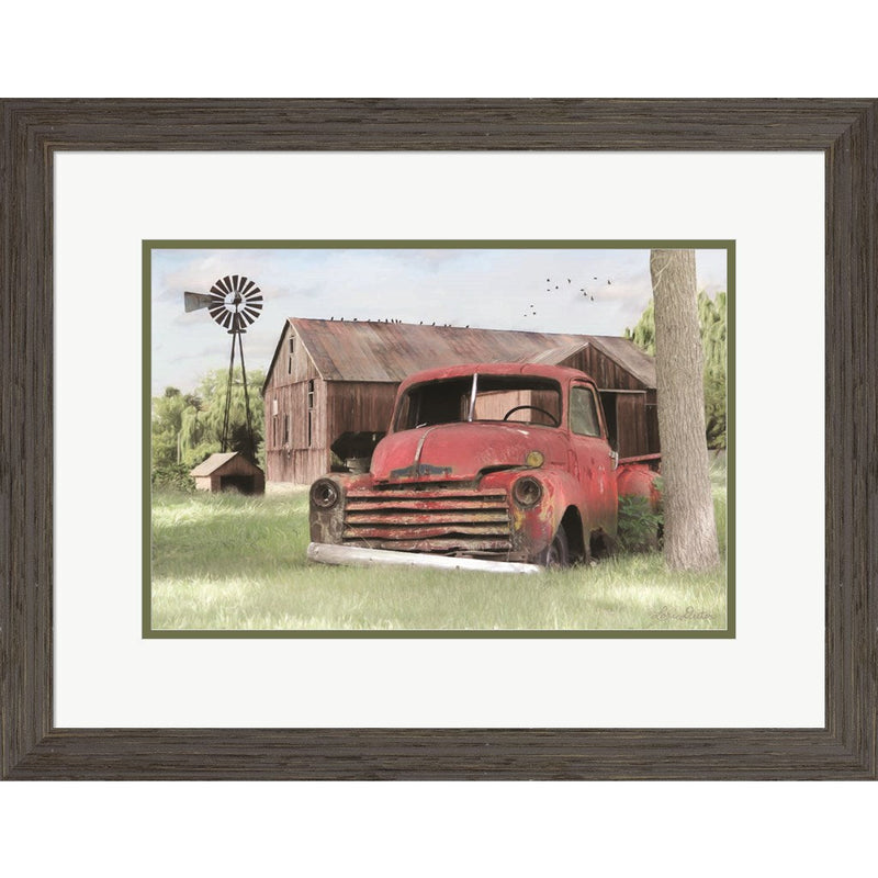 Red and Rusty II by Lori Deiter, Framed Art