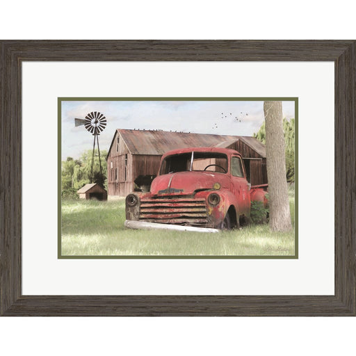 Red and Rusty II by Lori Deiter, Framed Art