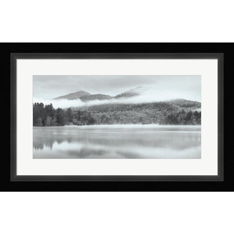 Foggy Mirror Lake by Lori Deiter, Framed Art