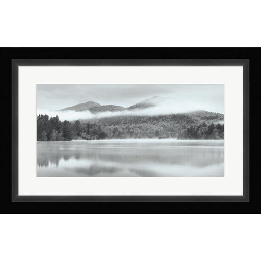Foggy Mirror Lake by Lori Deiter, Framed Art