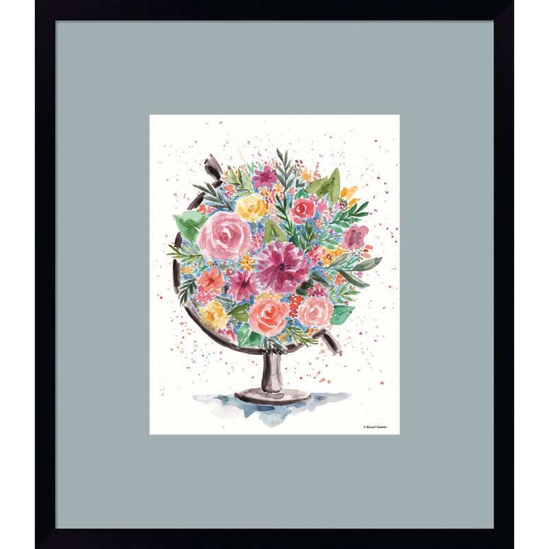 Flower Globe by Rachel Nieman, Framed Art