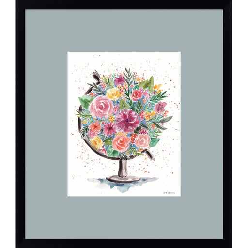 Flower Globe by Rachel Nieman, Framed Art