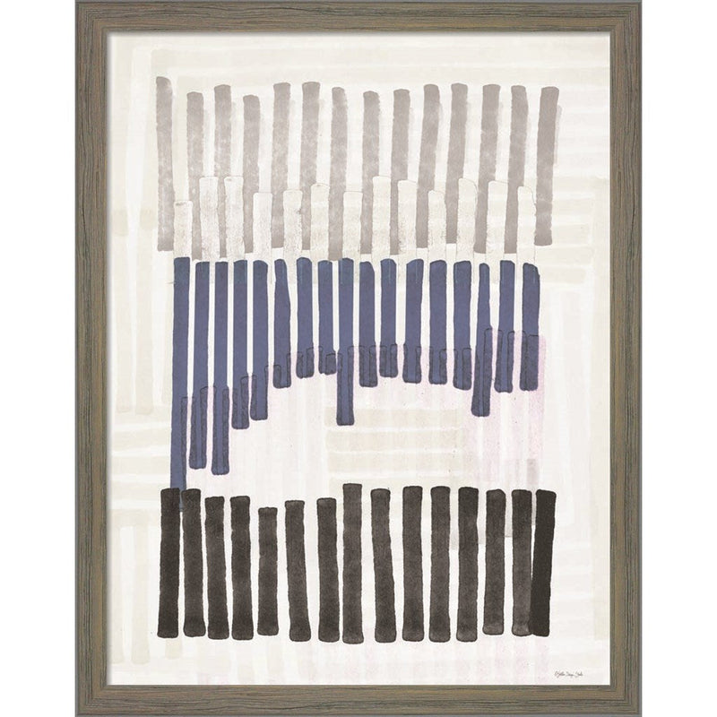 Intersecting Lines 2 by Stellar Design Studio, Framed Art