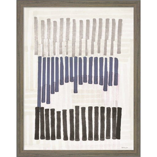 Intersecting Lines 2 by Stellar Design Studio, Framed Art