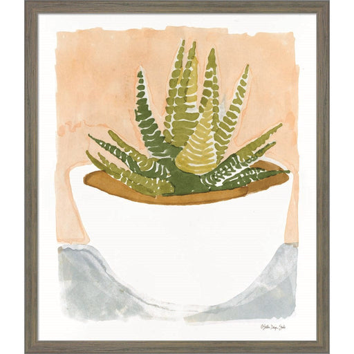 Cacti Bowl by Stellar Design Studio, Framed Art