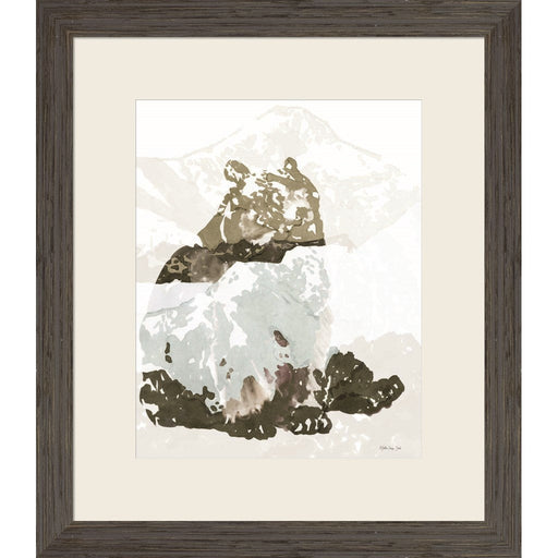 Bear Impression 2 by Stellar Design Studio, Framed Art