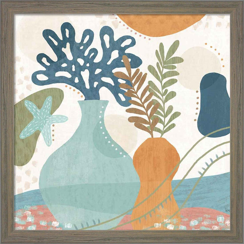 Coastal Creations III by Veronique Charron, Framed Art