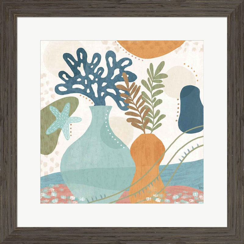 Coastal Creations III by Veronique Charron, Framed Art