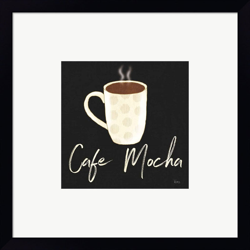 Fresh Coffee Cafe Mocha by Veronique Charron, Framed Art
