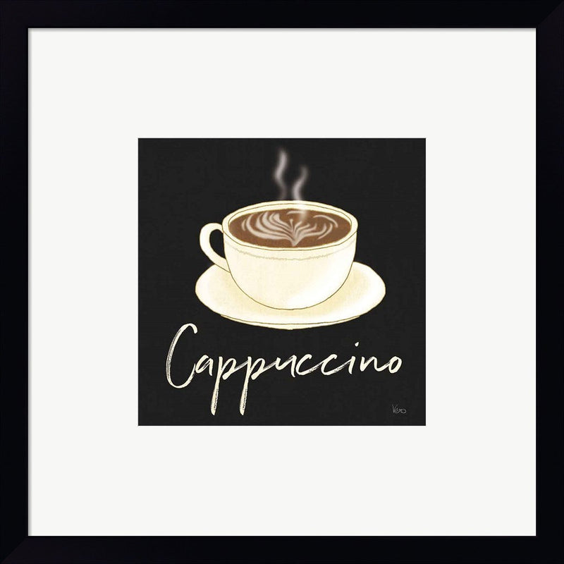 Fresh Coffee Cappucino by Veronique Charron, Framed Art