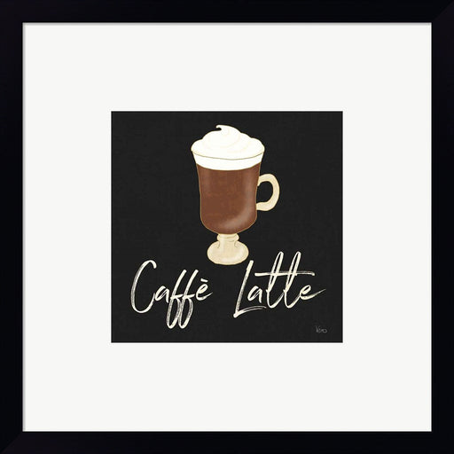Fresh Coffee Caffe Latte by Veronique Charron, Framed Art