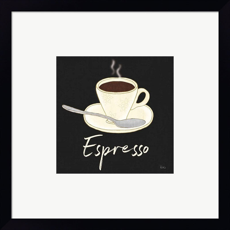 Fresh Coffee Espresso by Veronique Charron, Framed Art
