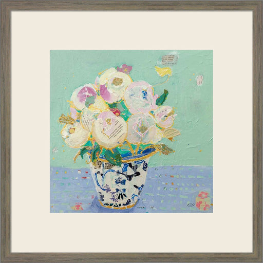 Kristens Peonies by Kellie Day, Framed Art