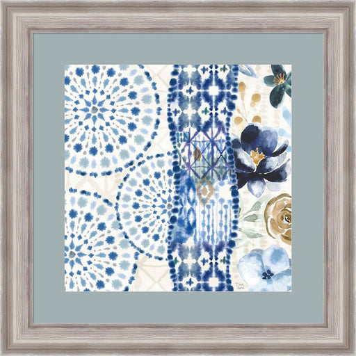 Indigo Splash VIII by Dina June, Framed Art