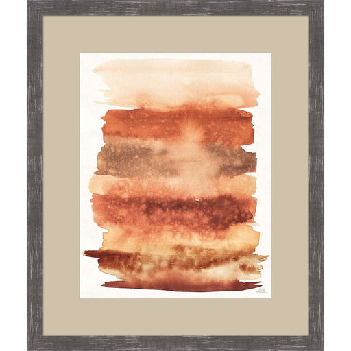 Desert Blooms Abstract II Fall by Laura Marshall, Framed Art