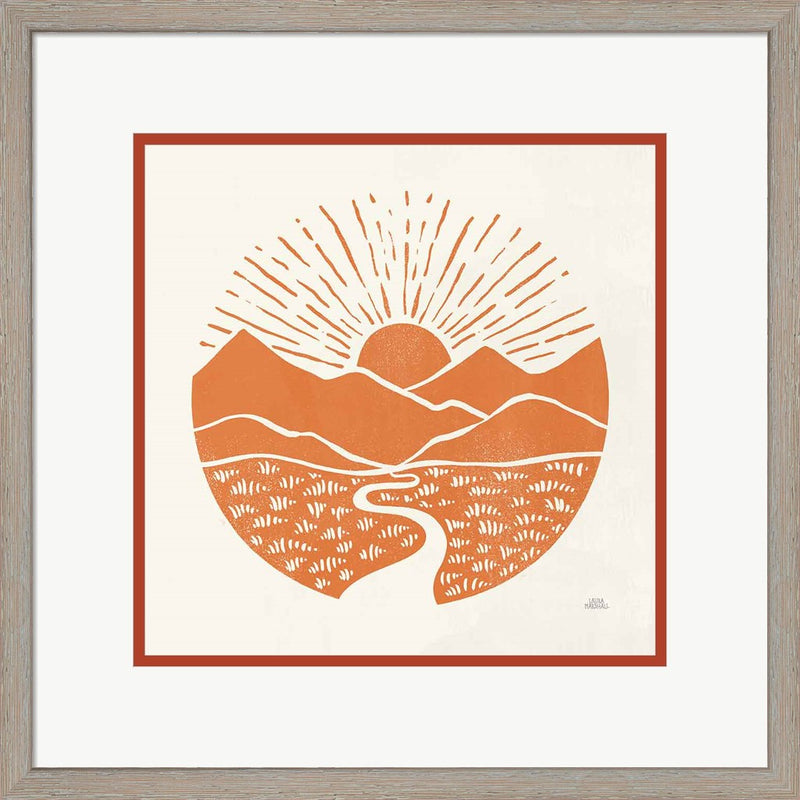 On the Horizon I by Laura Marshall, Framed Art