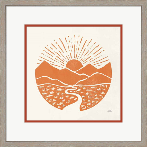 On the Horizon I by Laura Marshall, Framed Art