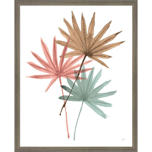 Fan Leaves by Karyn Panganiban, Framed Art