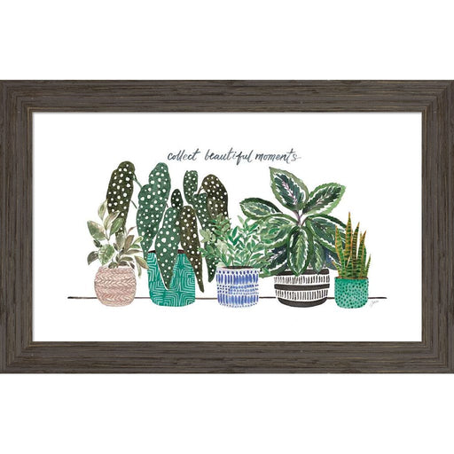 Happy House Plants II by Karyn Panganiban, Framed Art