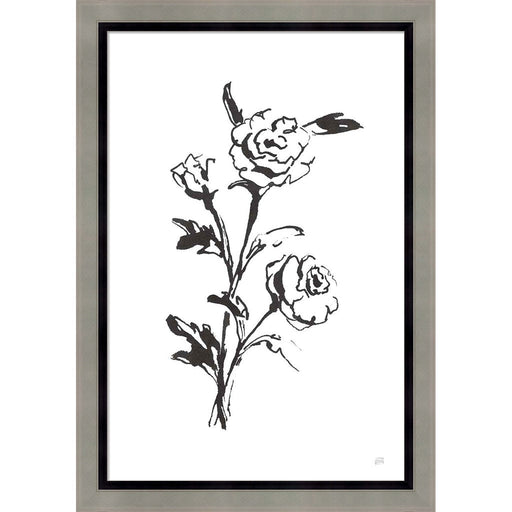 Line Ranunculus II by Chris Paschke, Framed Art