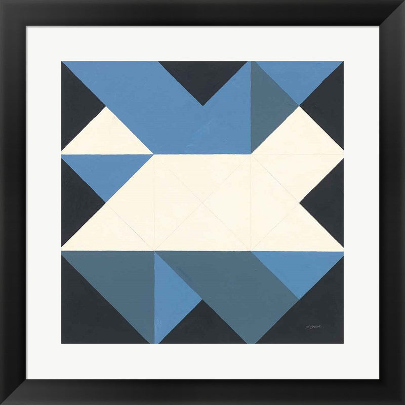 Triangles III by Mike Schick, Framed Art