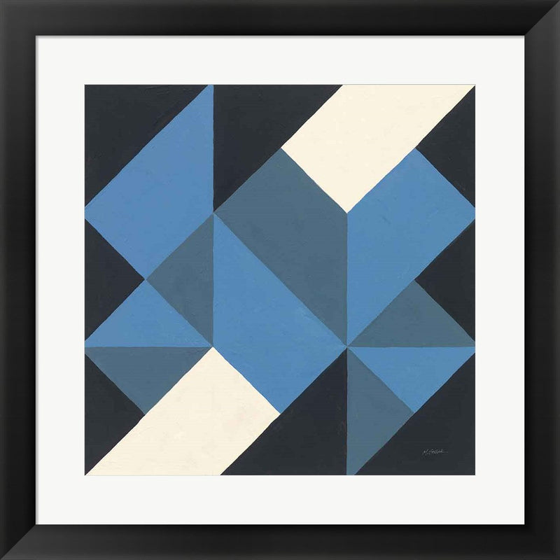 Triangles I by Mike Schick, Framed Art