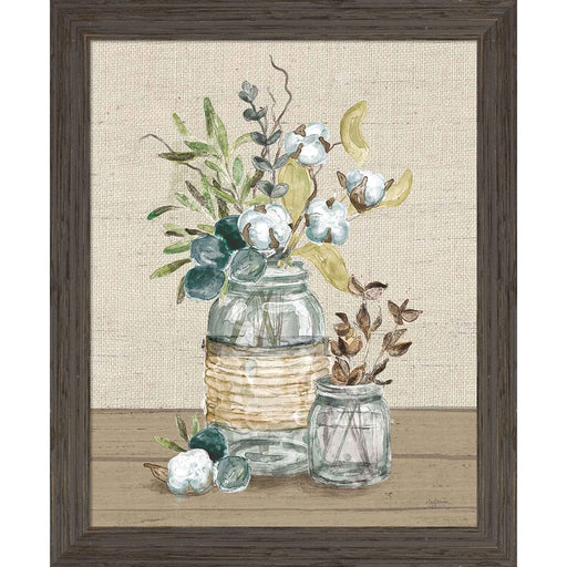 Cotton Bouquet III No Pattern by Mary Urban, Framed Art