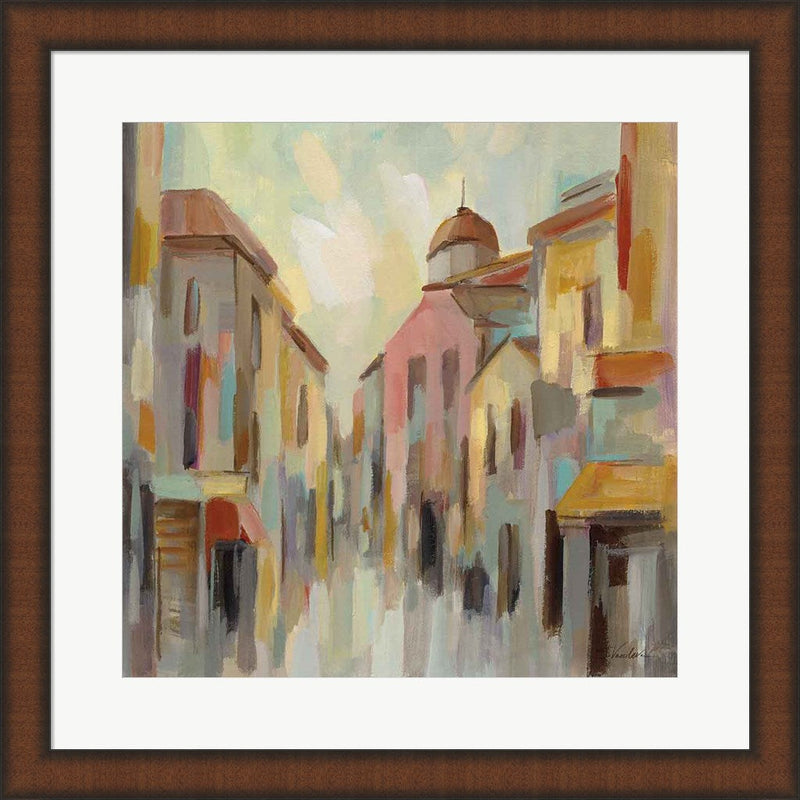 Pastel Street II by Silvia Vassileva, Framed Art