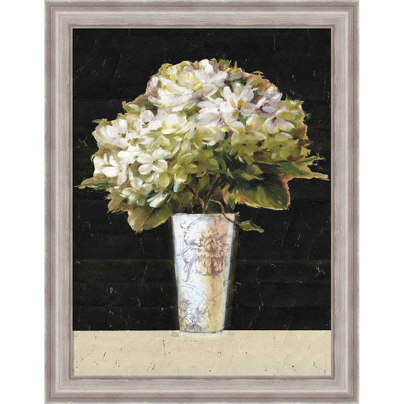 Marche de Fleurs Bouquet Black by Lisa Audit, Framed Art