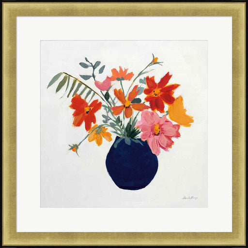 Simplicity Bouquet II Leaves by Pamela Munger, Framed Art