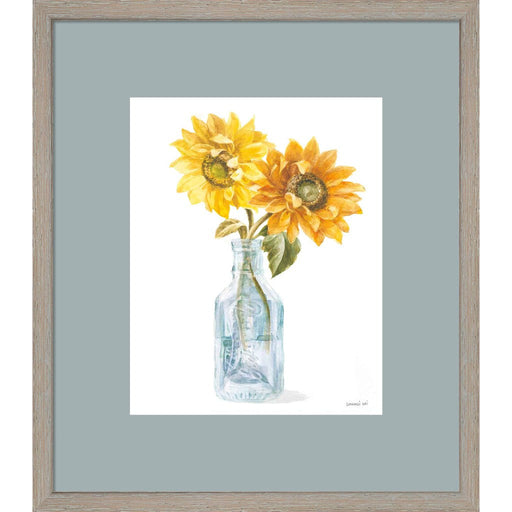 Fresh Cut Sunflowers I by Danhui Nai, Framed Art